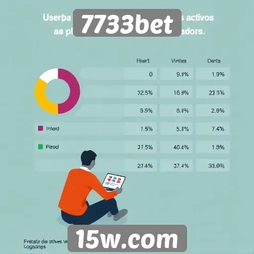 Estatísticas de usuários ativos na plataforma 7733bet